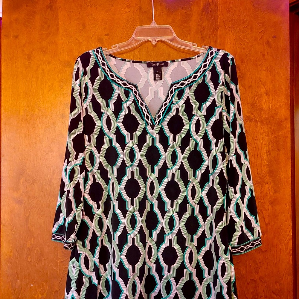 White House Black Market tunic women's shirt size Large